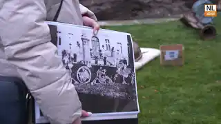 Skulpturen zurück am spektakulärsten Beet vor Branitzer Schloss