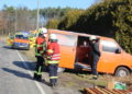 Transporter brennt in Kolkwitzer Garage; Foto: Blaulichtreport Lausitz