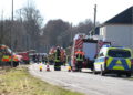 Transporter brennt in Kolkwitzer Garage; Foto: Blaulichtreport Lausitz