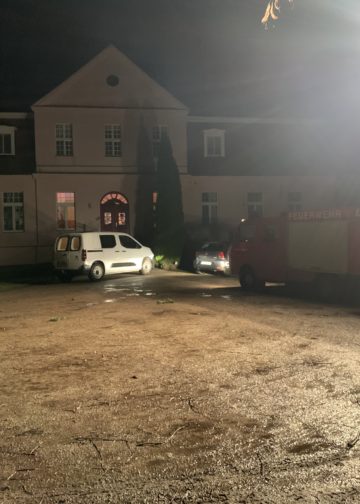 Sturmtief Ylenia über Südbrandenburg; Foto: Blaulichtreport Lausitz