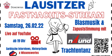 Lausitzer Fastnacht am 26. Februar im Livestream