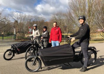 Ziel Nachhaltigkeit: Drei Lastenräder für die Cottbuser Messe