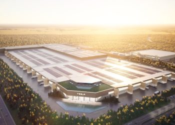 Geplante Tesla-Gigafabrik Berlin in Grünheide