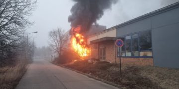 Explosion in Cottbus. Feuerwehrleute verletzt