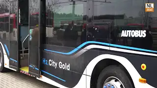 Wasserstoffbus erstmals in Cottbus. Test im Linienverkehr