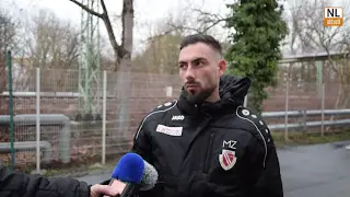Maximilian Zimmer nach der Partie Fürstenwalde gegen Energie Cottbus