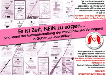 Impfpflicht: Pflegekräfte aus Guben bitten um Solidarität