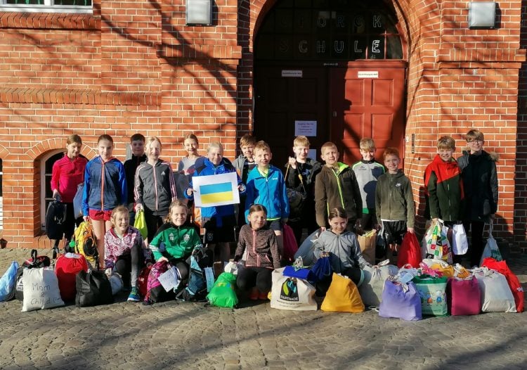 Vierte Klasse evangelische Grundschule Cottbus