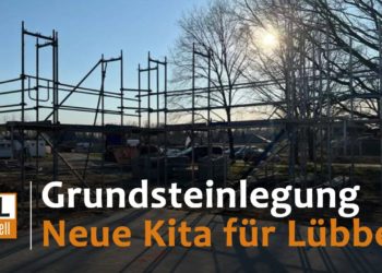 Grundstein für Lübbens neue Kita gelegt. Wettbewerb zur Namensfindung