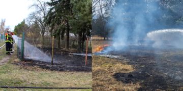Brände in Sachsendorf und Klein Gaglow; Foto: Blaulichtreport Lausitz