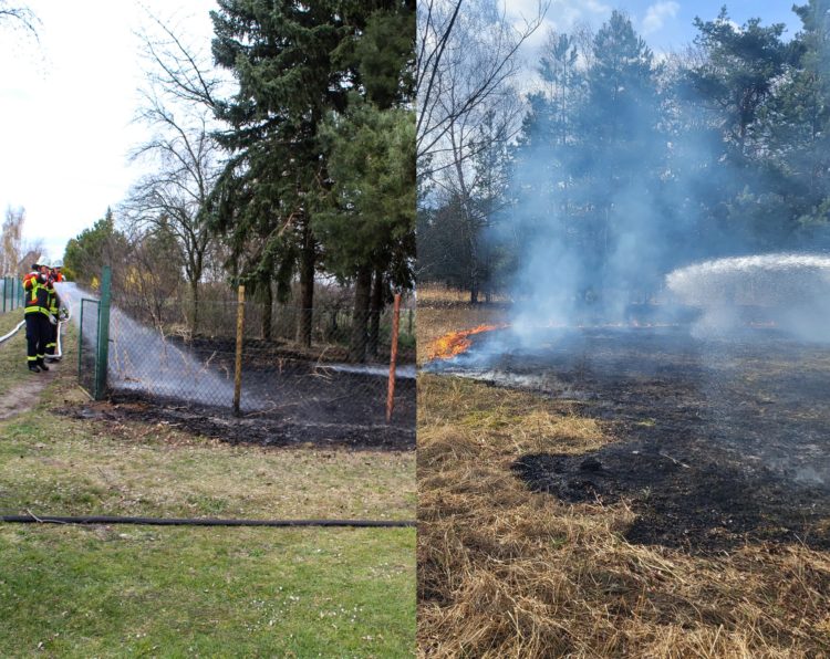 Brände in Sachsendorf und Klein Gaglow; Foto: Blaulichtreport Lausitz