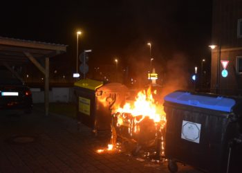 Brandserie in Spremberg. Polizei im Stadtgebiet verstärkt