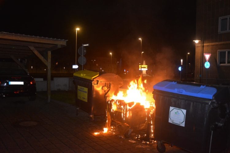 Brandserie in Spremberg. Polizei im Stadtgebiet verstärkt