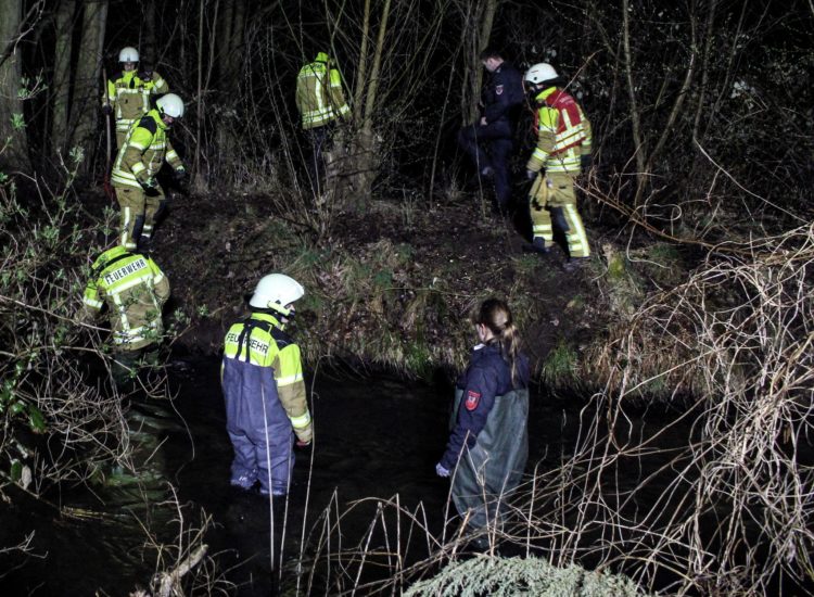 Dammbruch in Cottbus-Ströbitz; Foto: Blaulichtreport Lausitz