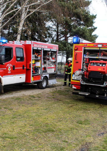 Flächenbrand in Klein Gaglow; Foto: Blaulichtreport Lausitz