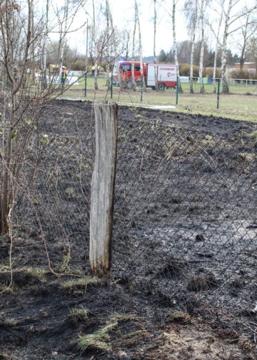 Flächenbrand in Klein Gaglow; Foto: Blaulichtreport Lausitz