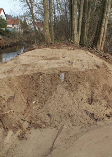 Dammbruch in Ströbitz, Foto: Blaulichtreport Lausitz