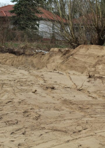 Dammbruch in Ströbitz, Foto: Blaulichtreport Lausitz