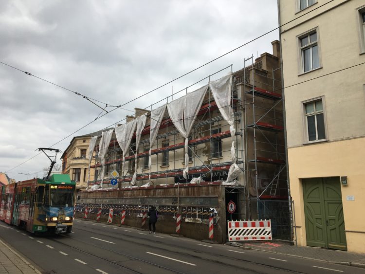 Abrisshaus in der Straße der Jugend in Cottbus, Foto: Stadt Cottbus