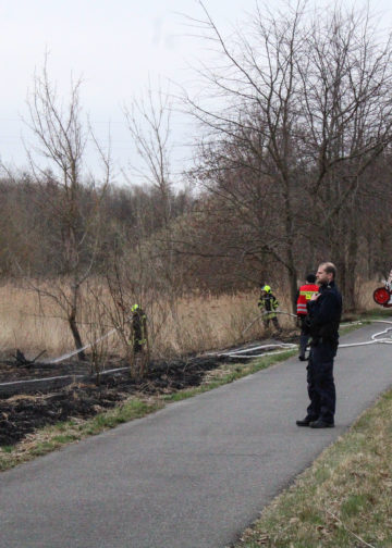 Flächenbrand in Spremberg-Trattendorf; Foto: Blaulichtreport Lausitz