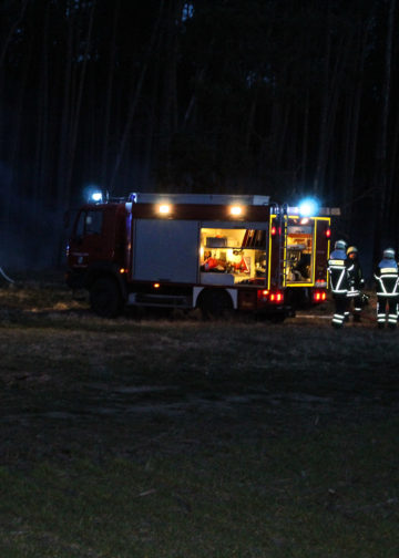 Größerer Waldbrand in Gosda; Foto: Blaulichtreport Lausitz