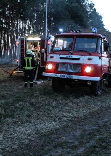 Größerer Waldbrand in Gosda; Foto: Blaulichtreport Lausitz
