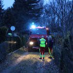 Gartenlaubenbrand in Bühlow; Foto: Blaulichtreport Lausitz