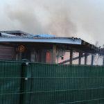 Gartenlaubenbrand in Bühlow; Foto: Blaulichtreport Lausitz