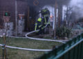 Gartenlaubenbrand in Bühlow; Foto: Blaulichtreport Lausitz