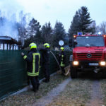 Gartenlaubenbrand in Bühlow; Foto: Blaulichtreport Lausitz