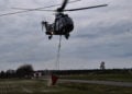 Rutschungsgefahr! Waldbrand im Sperrgebiet bei Fürstlich-Drehna; Foto: Blaulichtreport Lausitz