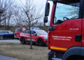 Rutschungsgefahr! Waldbrand im Sperrgebiet bei Fürstlich-Drehna; Foto: Blaulichtreport Lausitz