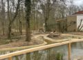 Neugestaltung im Tierpark Cottbus. Kapuzinergehege, Schlangenspielplatz, Gaststätte