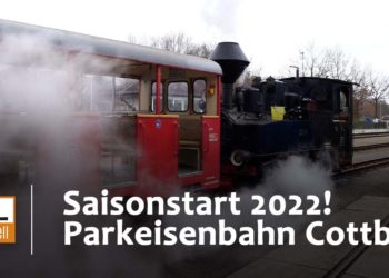 Cottbuser Parkeisenbahn in Saison 2022 gestartet