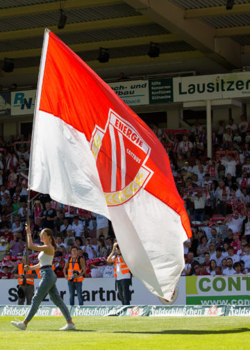 Cottbus, Deutschland 15. Mai 2022:Regionalliga Nord / Ost - 2021/2022 - FC Energie Cottbus vs. Chemie Leipzig