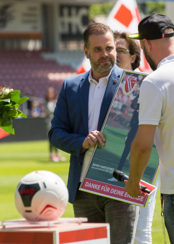 Cottbus, Deutschland 15. Mai 2022:Regionalliga Nord / Ost - 2021/2022 - FC Energie Cottbus vs. Chemie Leipzig