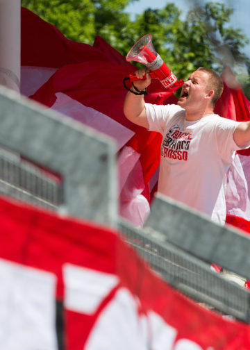 Cottbus, Deutschland 15. Mai 2022:Regionalliga Nord / Ost - 2021/2022 - FC Energie Cottbus vs. Chemie Leipzig