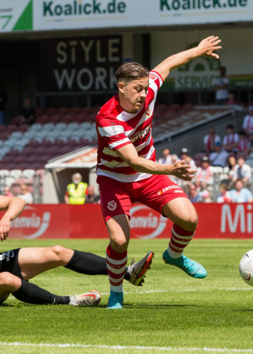 Cottbus, Deutschland 15. Mai 2022:Regionalliga Nord / Ost - 2021/2022 - FC Energie Cottbus vs. Chemie Leipzig