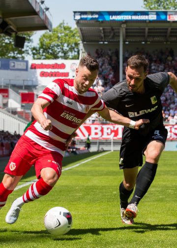 Cottbus, Deutschland 15. Mai 2022:Regionalliga Nord / Ost - 2021/2022 - FC Energie Cottbus vs. Chemie Leipzig