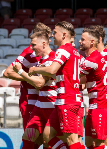 Cottbus, Deutschland 15. Mai 2022:Regionalliga Nord / Ost - 2021/2022 - FC Energie Cottbus vs. Chemie Leipzig