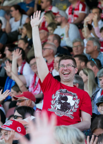 Cottbus, Deutschland 15. Mai 2022:Regionalliga Nord / Ost - 2021/2022 - FC Energie Cottbus vs. Chemie Leipzig