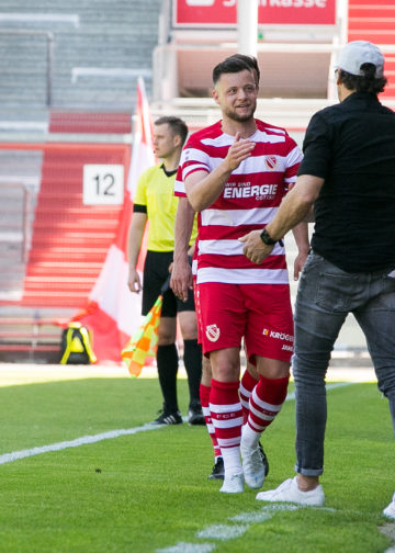 Cottbus, Deutschland 15. Mai 2022:Regionalliga Nord / Ost - 2021/2022 - FC Energie Cottbus vs. Chemie Leipzig