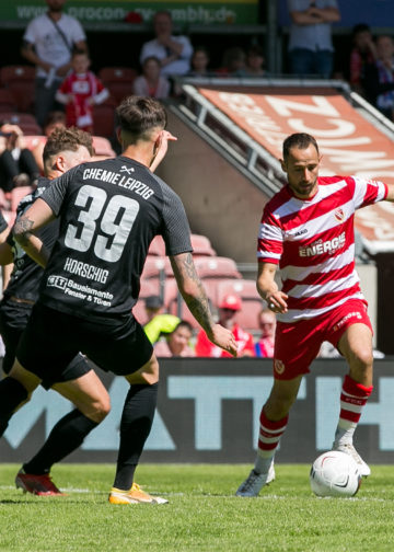Cottbus, Deutschland 15. Mai 2022:Regionalliga Nord / Ost - 2021/2022 - FC Energie Cottbus vs. Chemie Leipzig