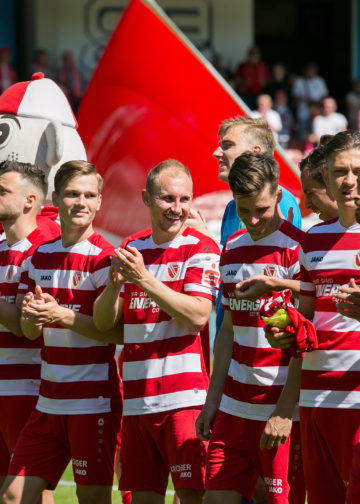 Cottbus, Deutschland 15. Mai 2022:Regionalliga Nord / Ost - 2021/2022 - FC Energie Cottbus vs. Chemie Leipzig