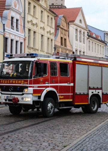 Brand im Cottbuser Café Lucie; Foto: Blaulichtreport Lausitz