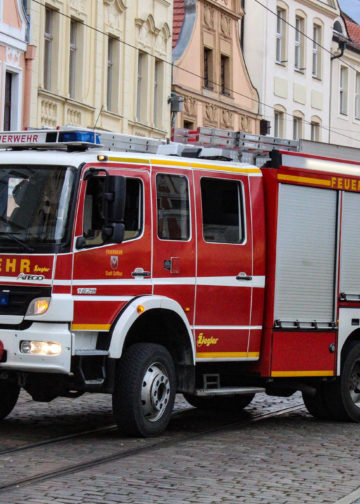 Brand im Cottbuser Café Lucie; Foto: Blaulichtreport Lausitz