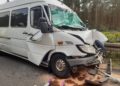 Unfall mit sechs Verletzten auf der A13 bei Staakow Foto: Feuerwehr Golßen