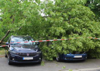 Unwetter Emmelinde über der Lausitz, Foto: Blaulichtreport Lausitz