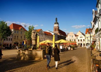 Der Cottbuser Altmarkt wird erneut Autofrei