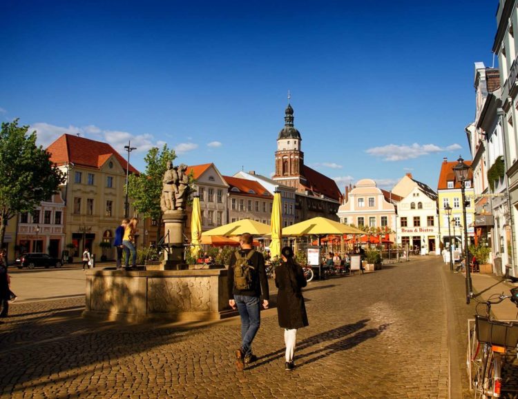 Der Cottbuser Altmarkt wird erneut Autofrei